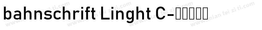 bahnschrift Linght C字体转换